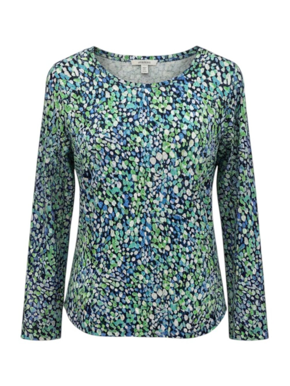 IBKÜL Blue Green Long Sleeve Top M Blue/Green